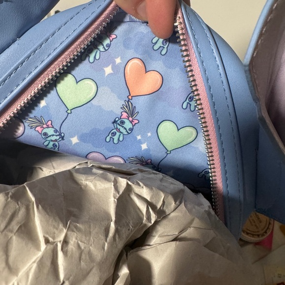 Stitch heart cosplay loungefly backpack - Picture 7 of 7